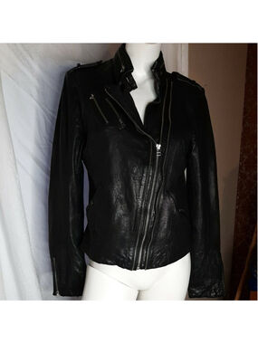 DANIER Italian Leather Jacket S